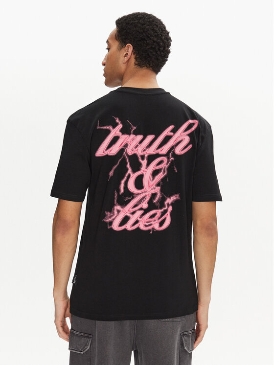 Karl Kani Karl Kani T-Shirt Retro T&L 60300333 Czarny Regular Fit