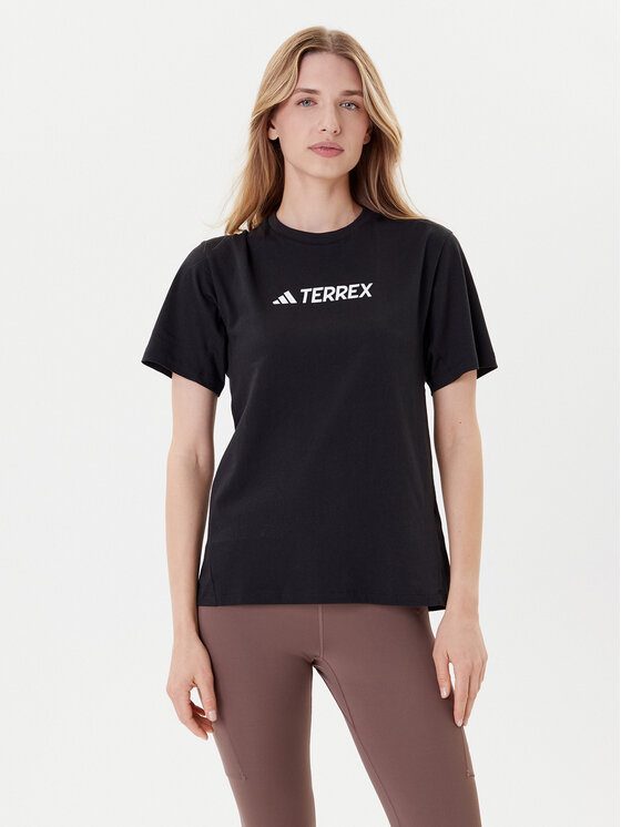 Női Póló adidas, Méret: S, Fekete, Terrex Classic Logo JF9131