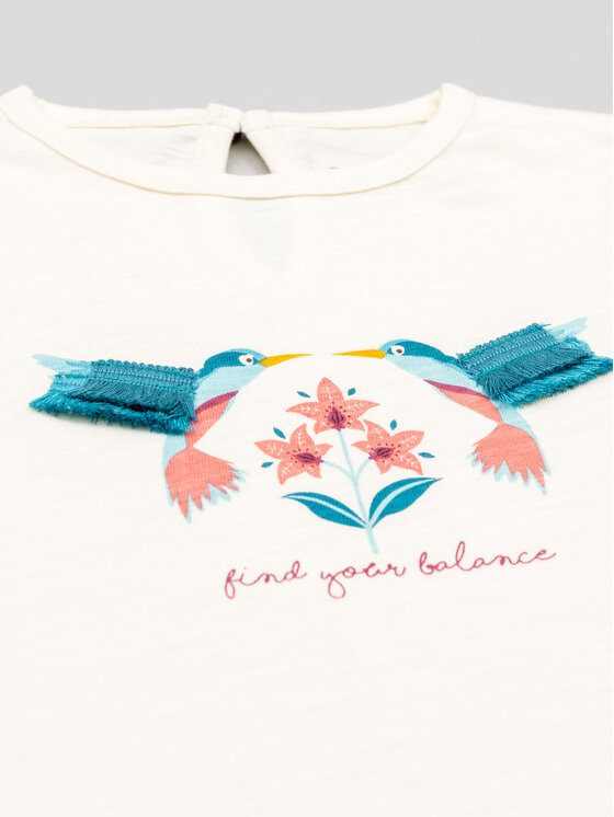 Zippy Zippy Σετ T-Shirt και σορτς ZBGAP0602 23009 Μπεζ Regular Fit