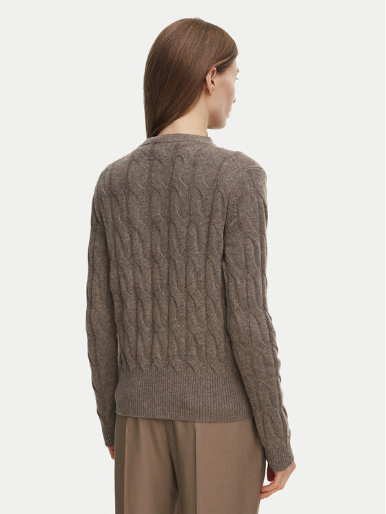 Tommy Hilfiger Tommy Hilfiger Кардиган Soft WW0WW52191 Тъмнобежов Regular Fit