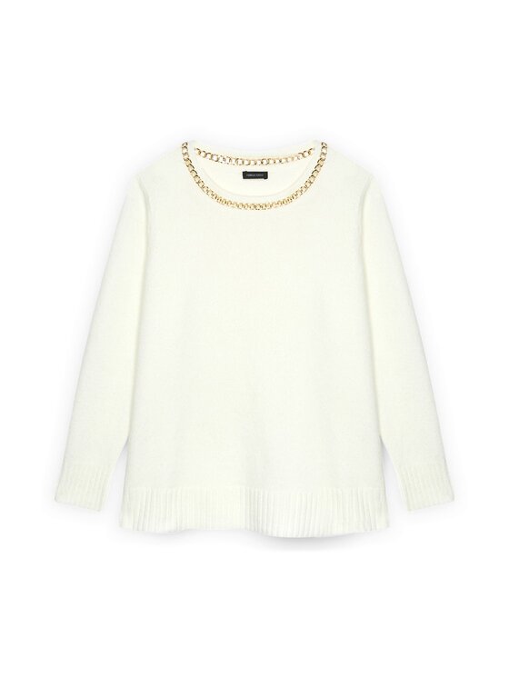Fiorella Rubino Fiorella Rubino Maglione M039L008301N011 Bianco Regular Fit