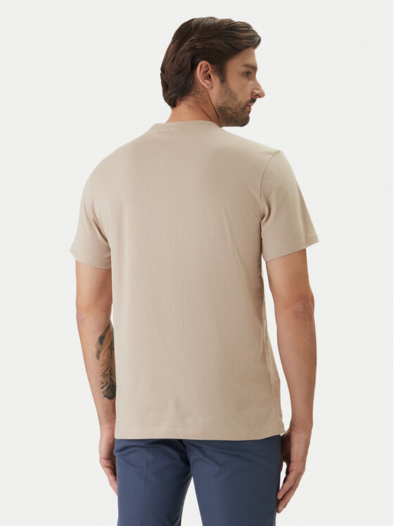BOSS BOSS T-Shirt 50491706 Beżowy Regular Fit