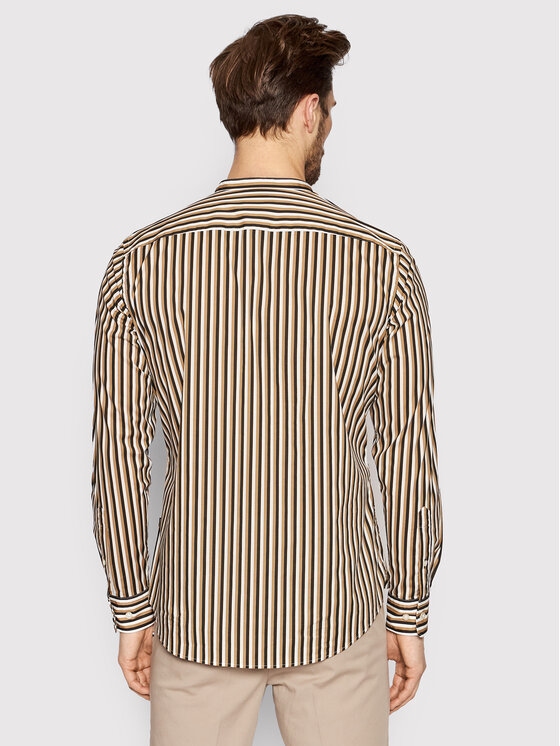 BOSS Boss Košeľa Rolfo_F 50470505 Hnedá Regular Fit