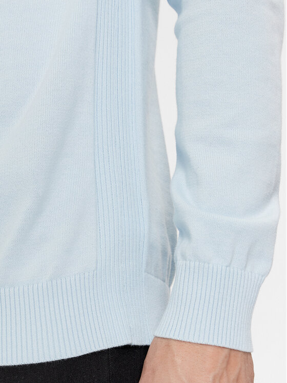 Calvin Klein Jeans Calvin Klein Jeans Svetr Institutional Essentials Sweater J30J324974 Světle modrá Regular Fit