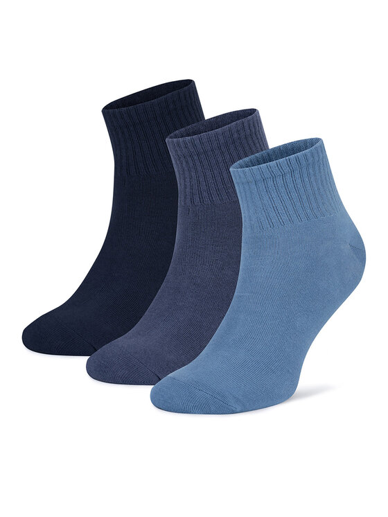 Sprandi 3 unisex zemo zeķu pāru komplekts 0UB-004-AW24 (3-PACK) Zils