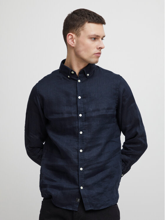 Casual Friday Košeľa 20504348 Tmavomodrá Regular Fit
