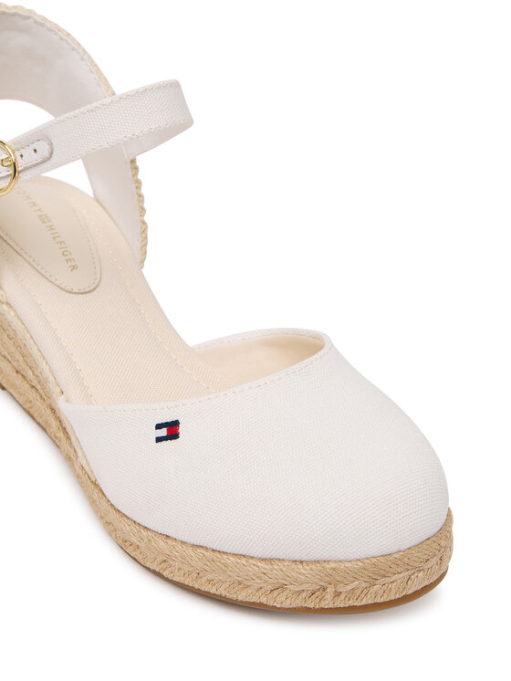 Tommy Hilfiger Tommy Hilfiger Espadrillid Mid Wedge Espad Closed Toe FW0FW09233 Ekrüüvärv