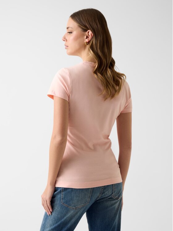 Guess Guess T-Shirt 181491 Różowy Classic Fit