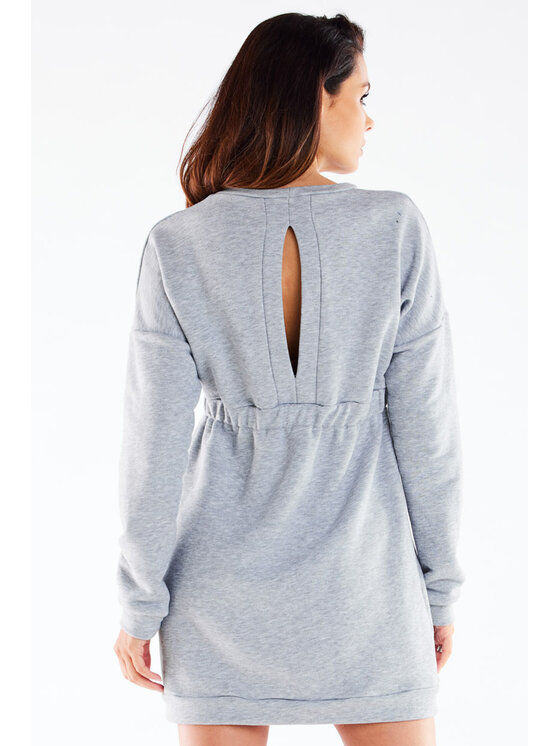 Infinite You Infinite You Úpletové šaty M271 Šedá Basic Fit