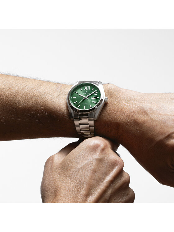Festina Festina Zegarek F20707-8 Srebrny