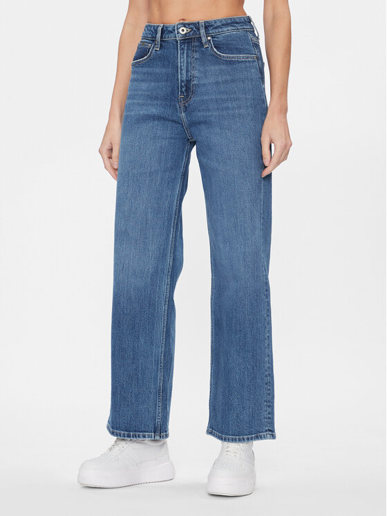 Pepe Jeans Pepe Jeans Traperice PL204598 Plava Wide Leg