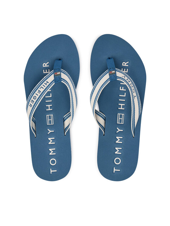 Tommy Hilfiger Tommy Hilfiger Flip flop Th Webbing Summer Sandal FW0FW09193 Albastru