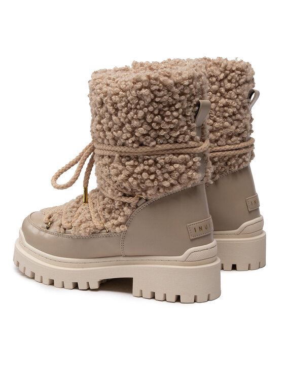 Inuikii Inuikii Trzewiki Vegan Riccio 70107-119 Beżowy