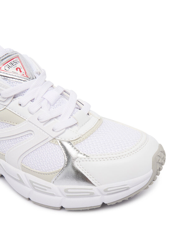 Guess Guess Sneakersy FLFBVL ELE12 Biela