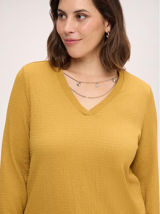 Fiorella Rubino Fiorella Rubino Blusa G0DYL009315N028 Giallo Regular Fit