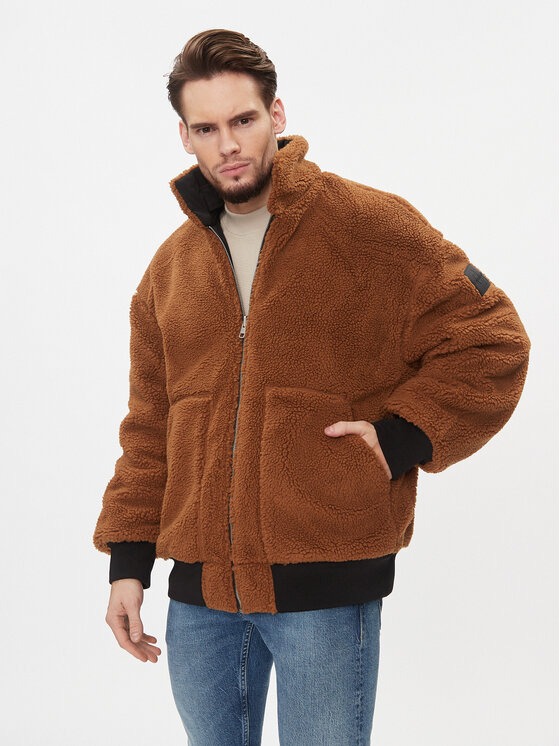 Calvin Klein Jeans Calvin Klein Jeans Яке бомбър J30J324123 Кафяв Oversize