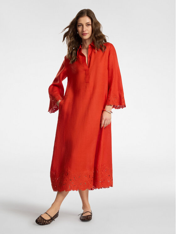 Elena Mirò Elena Mirò Abito da cocktail 7083P000294N027 Arancione A-Line Fit