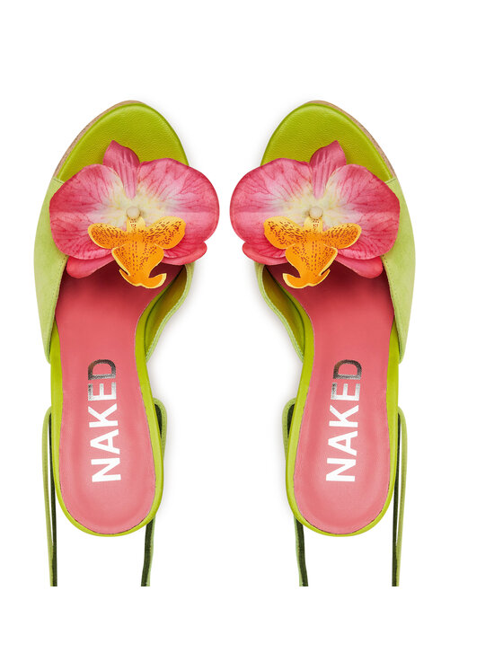 Naked Wolfe Naked Wolfe Sandalen Sunflower Grün