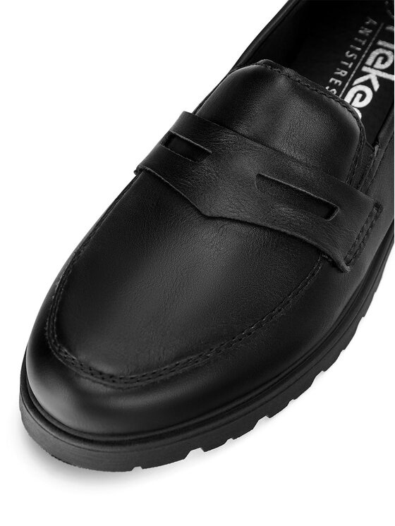 Rieker Rieker Мокасини 45560-02 Черен