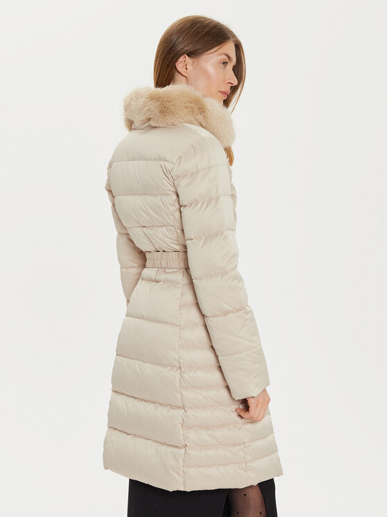 Marciano Guess Marciano Guess Зимове пальто 4BGL19 7187A Бежевий Regular Fit