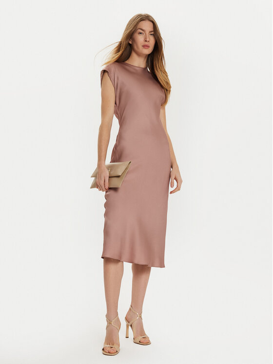 Calvin Klein Calvin Klein Koktejlové šaty K20K207847 Růžová Slim Fit