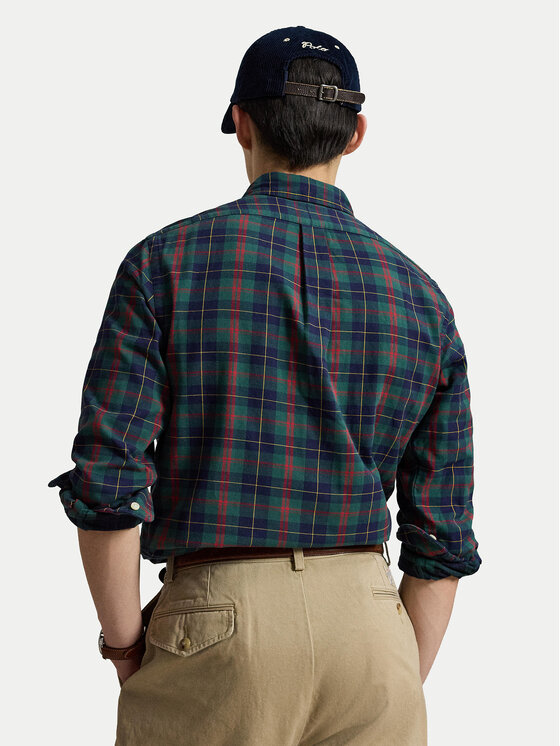Polo Ralph Lauren Polo Ralph Lauren Сорочка 710B30160001 Темно-зелений Custom Fit