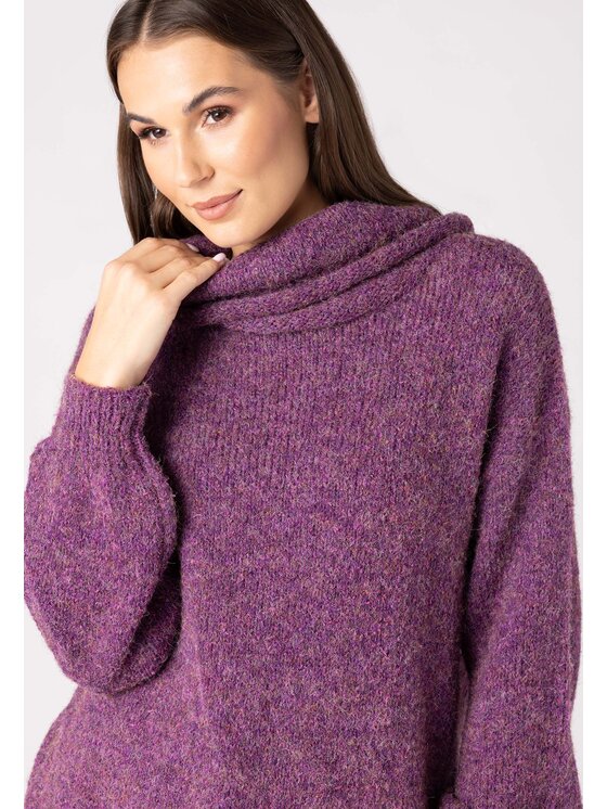 QUIOSQUE QUIOSQUE Sveter QUIOSQUE 6VL001731 Fialová Regular Fit