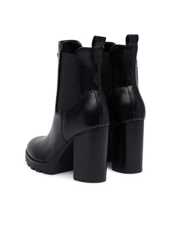 Guess Guess Īsie zābaki FLFNEL ELE10 Melns