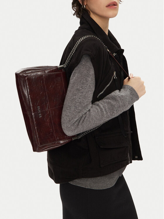 Badura Badura Handtasche C-AILA-LDA7951 Dunkelrot