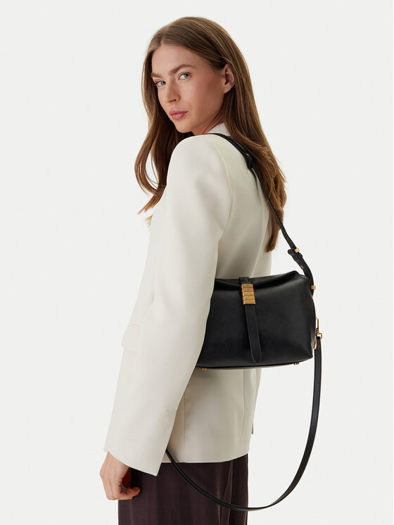 PINKO PINKO Handtasche Saddle Baguette Mini AI 25-26 PLTT 105895 A1ZX Schwarz