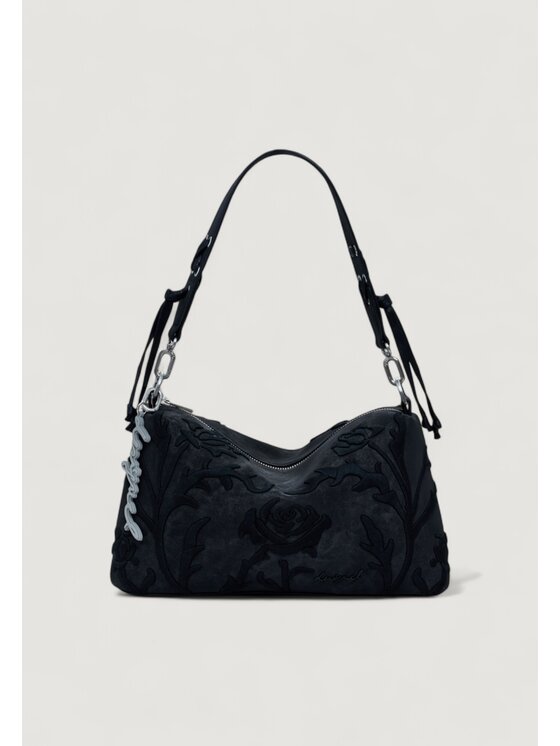 Desigual Desigual Borsa BAG_ROMEO_FLORAL TOTAL BL Nero