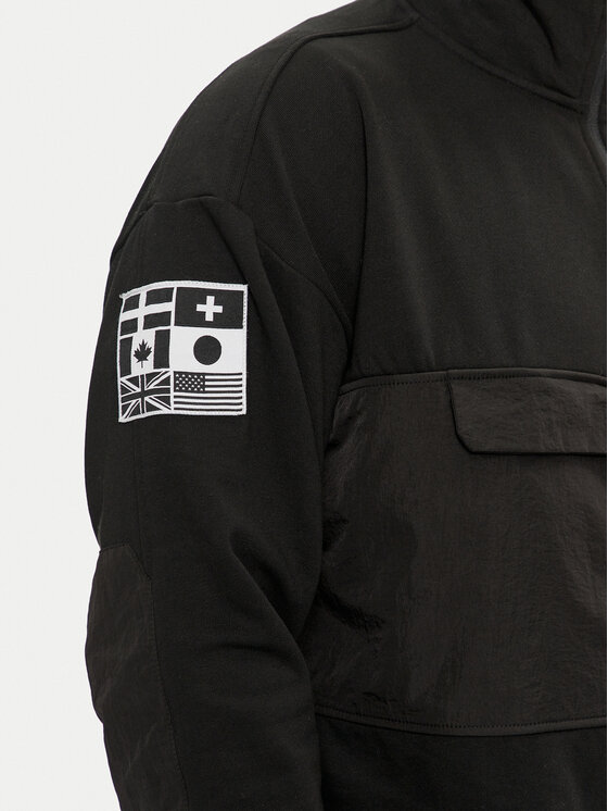 Colourwear Colourwear Jopa Bloc Half Zip 7010253 Črna Regular Fit
