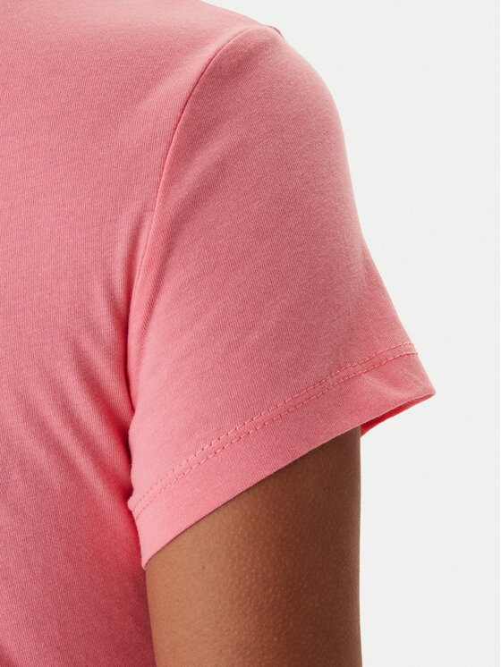 Tommy Jeans Tommy Jeans T-krekls DW0DW22273 Rozā Slim Fit