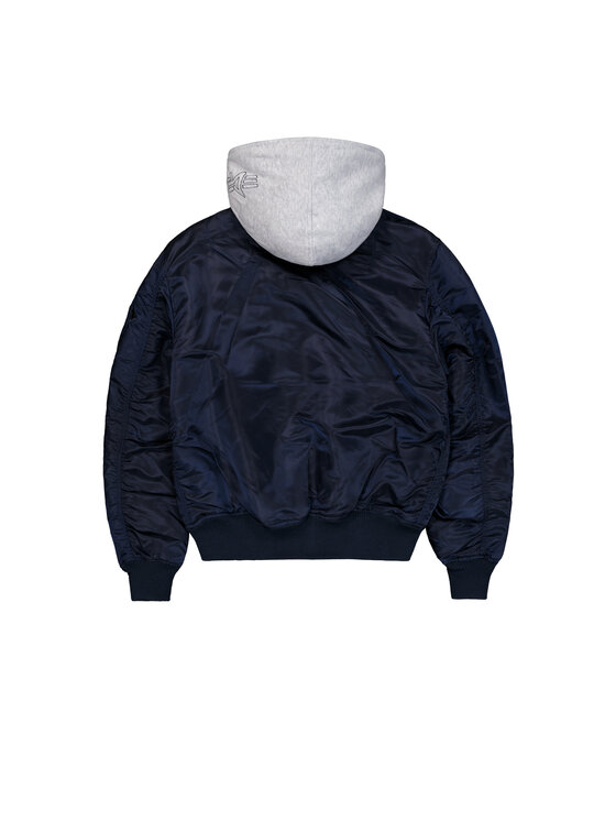 Alpha Industries Alpha Industries Bunda bomber AI.183110-07-L Tmavomodrá Regular Fit