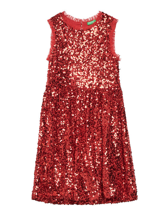 United Colors Of Benetton United Colors Of Benetton Vestito elegante 48U9CV02Y Rosso Regular Fit