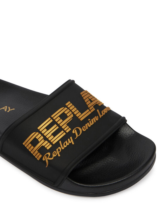 REPLAY REPLAY Шльопанці GWF1B .000.C0061S Чорний