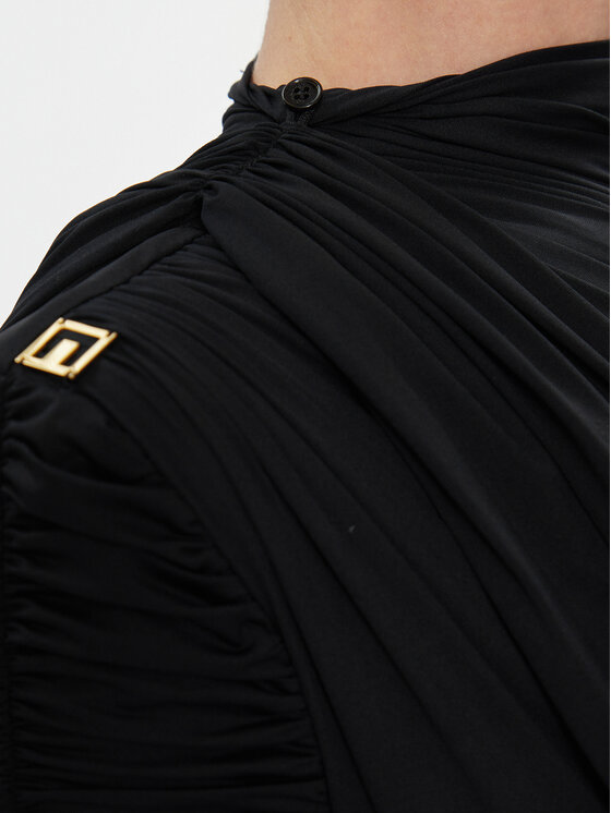 Elisabetta Franchi Elisabetta Franchi Коктейльна сукня AB-398-37E2-V450 Чорний Slim Fit