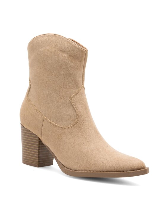 DeeZee DeeZee Kovbojská obuv MILLIE LS5637-07 Béžová