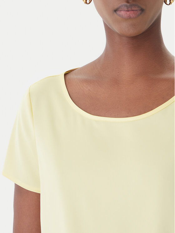 Rinascimento Rinascimento Särkpluus CFC0127880003 Kollane Regular Fit