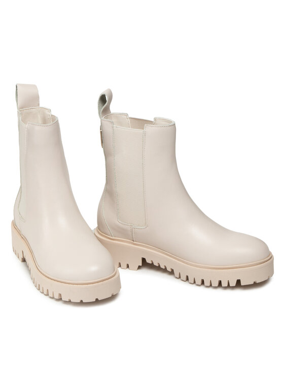 Guess Guess Боти тип челси Oakess FL7OAK LEA10 Бежов