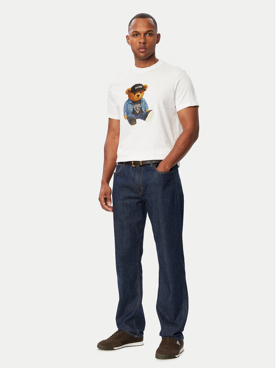 Guess Guess T-Shirt M6BI64 K6573 Λευκό Regular Fit