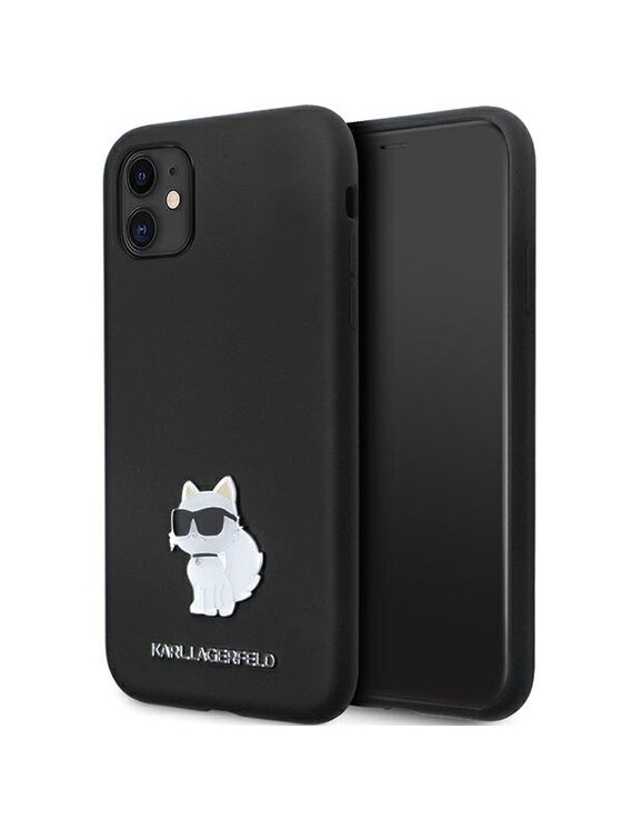 Etui na telefon KARL LAGERFELD, Czarne, iPhone 11