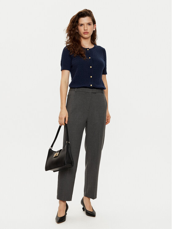 Tommy Hilfiger Tommy Hilfiger Chinos kelnes WW0WW44090 Pilka Regular Fit