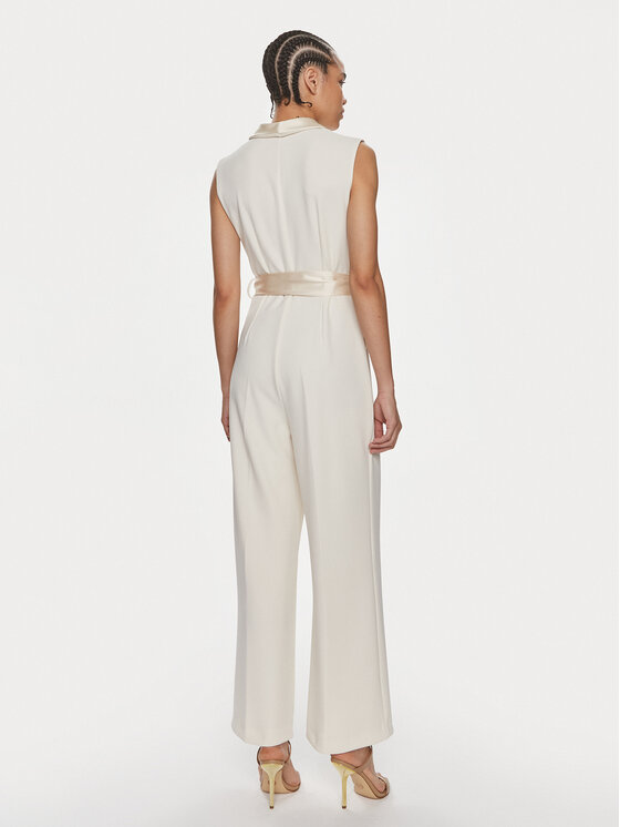 ViCOLO ViCOLO Kombinezon TB0365 Biały Regular Fit