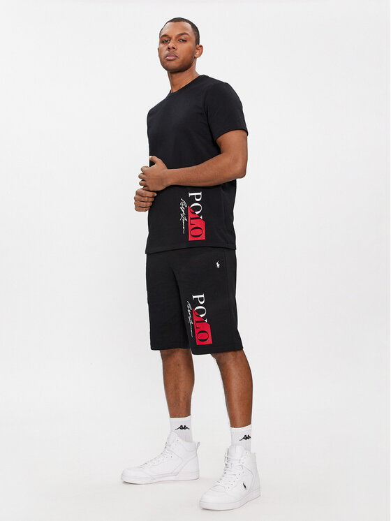 Polo Ralph Lauren Polo Ralph Lauren Szorty sportowe 714932513002 Czarny Regular Fit