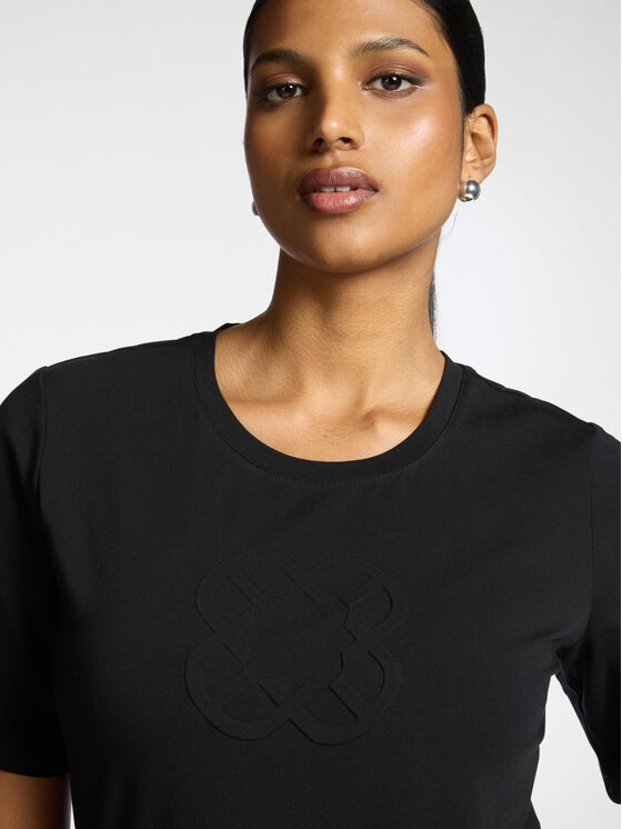 Elena Mirò Elena Mirò T-shirt G071Z000590N033 Nero Slim Fit