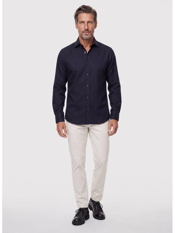 Pako Lorente Pako Lorente Koszula P26WN-1X-029 Granatowy Slim Fit