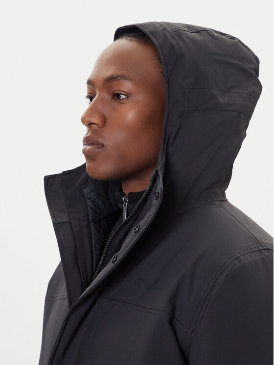Jack Wolfskin Jack Wolfskin Wintermantel Cold Camp A65022 Schwarz Regular Fit