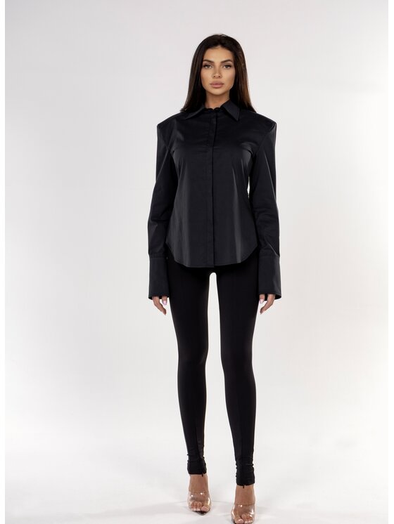 Love Saints Love Saints Koszula L26WF-AL-K02 Czarny Slim Fit