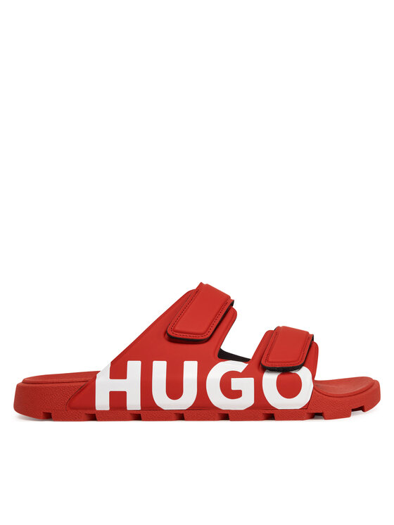 Férfi Papucs HUGO, Méret: 41, Piros, Evander 50542042